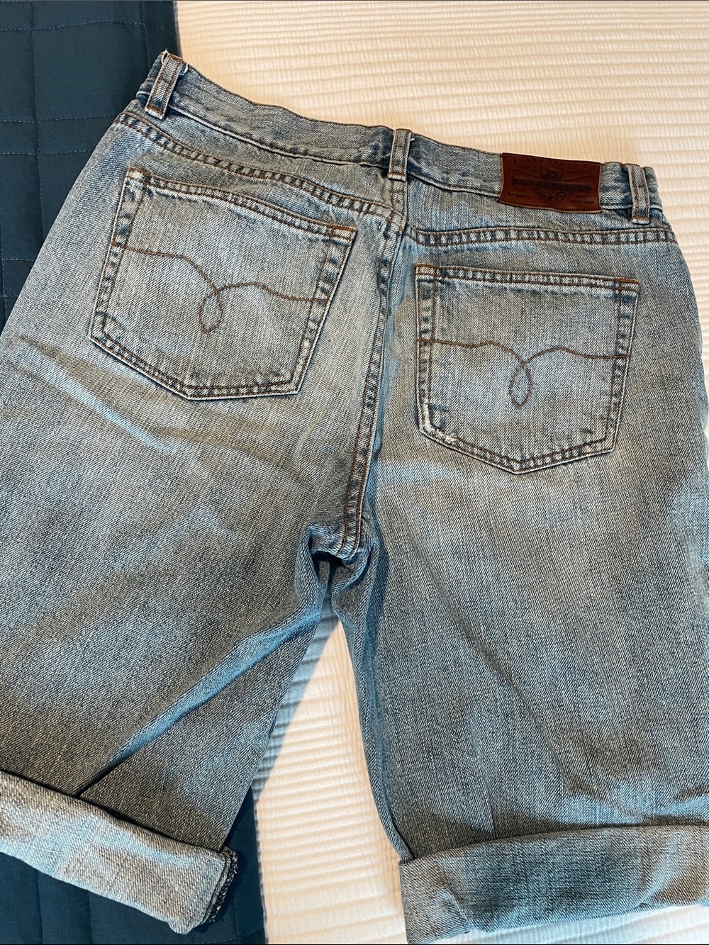 Ralph Lauren Light Blue Denim Bermuda Jean Shorts